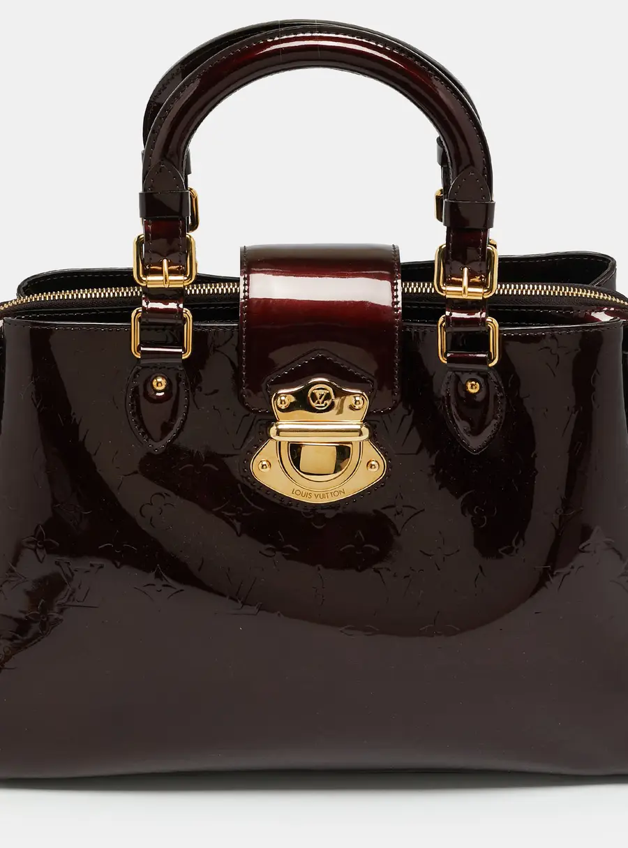 Louis Vuitton Melrose Avenue Amarante Monogram Vernis Bag