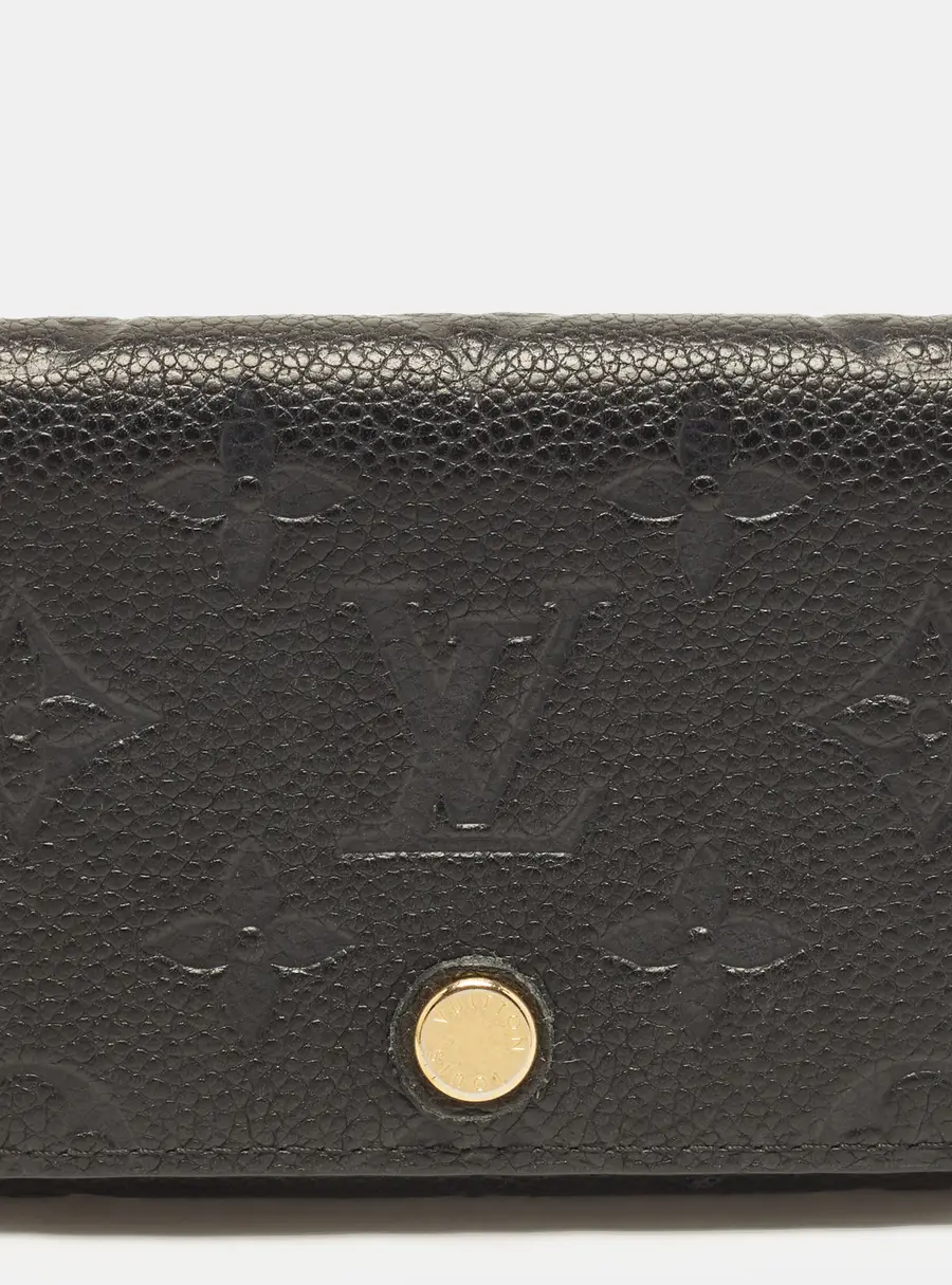 Louis Vuitton Business Black Monogram Empreinte Card Holder