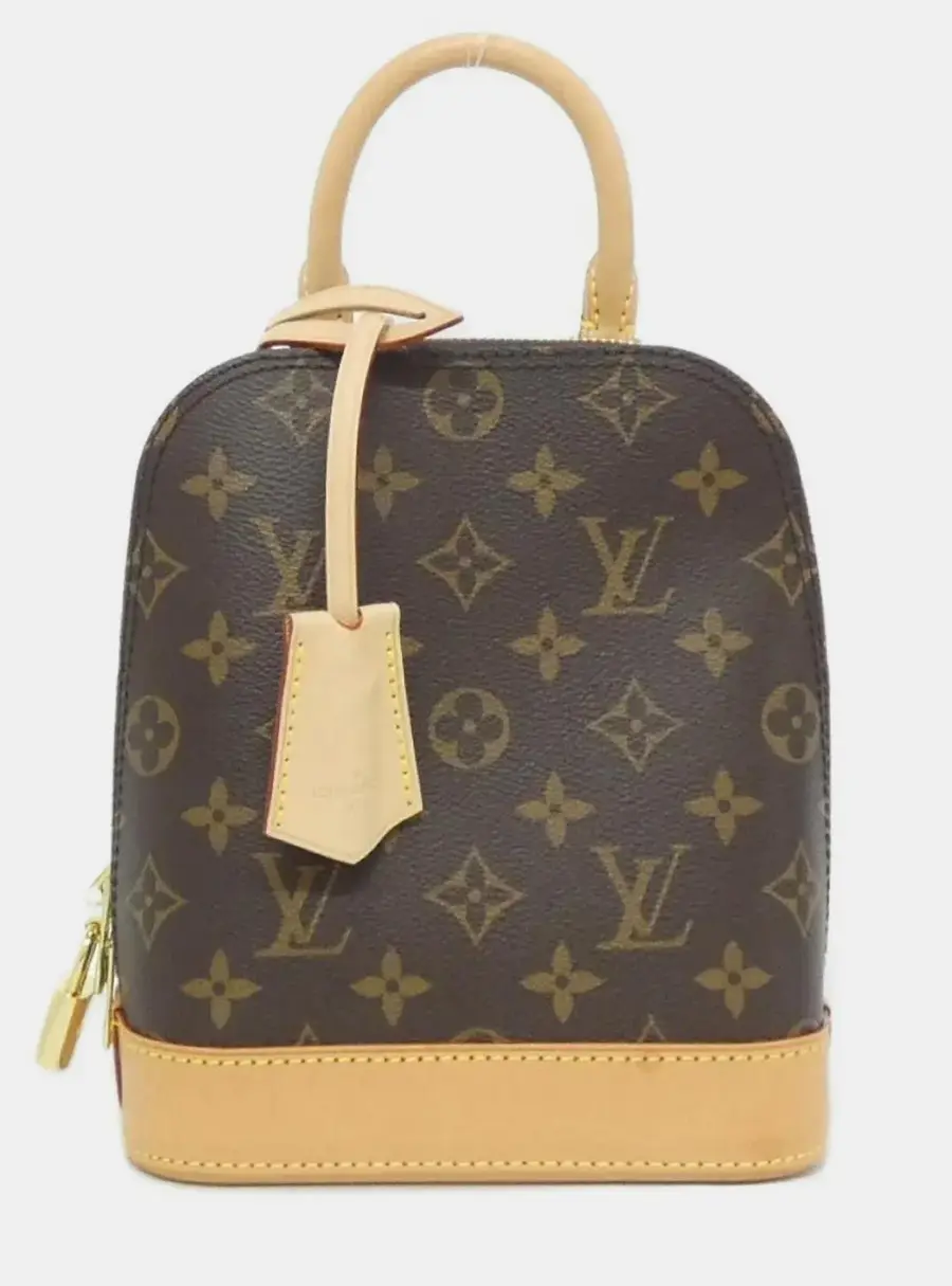 Louis Vuitton Alma Monogram Canvas Backpack Bag