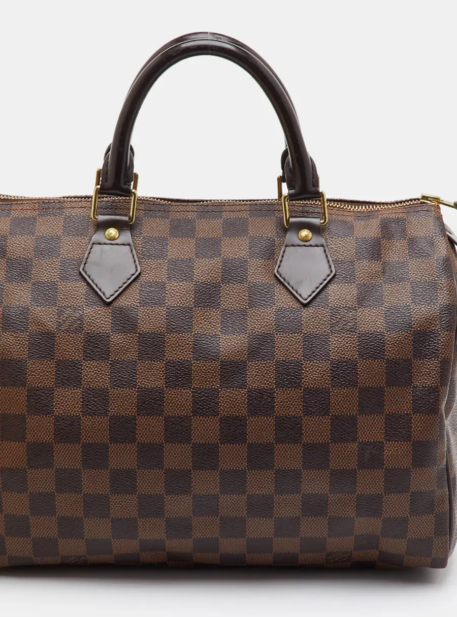 Louis Vuitton Speedy 30 Damier Ebene Canvas Bag