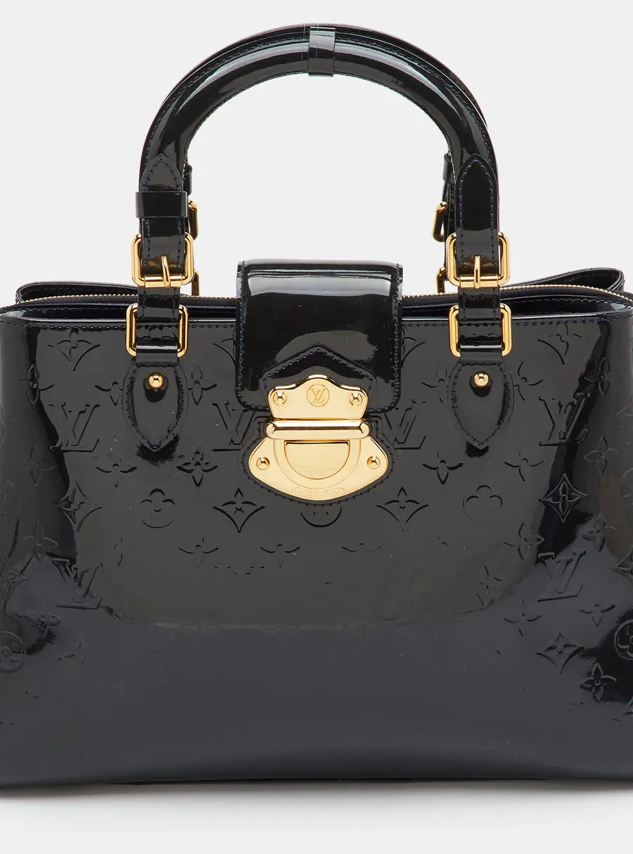Louis Vuitton Melrose Avenue Bleu Infini Monogram Vernis Bag