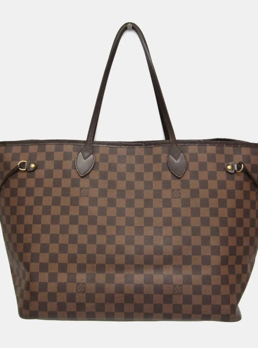 Louis Vuitton Neverfull GM Ebene Damier Ebene Canvas Tote Bag