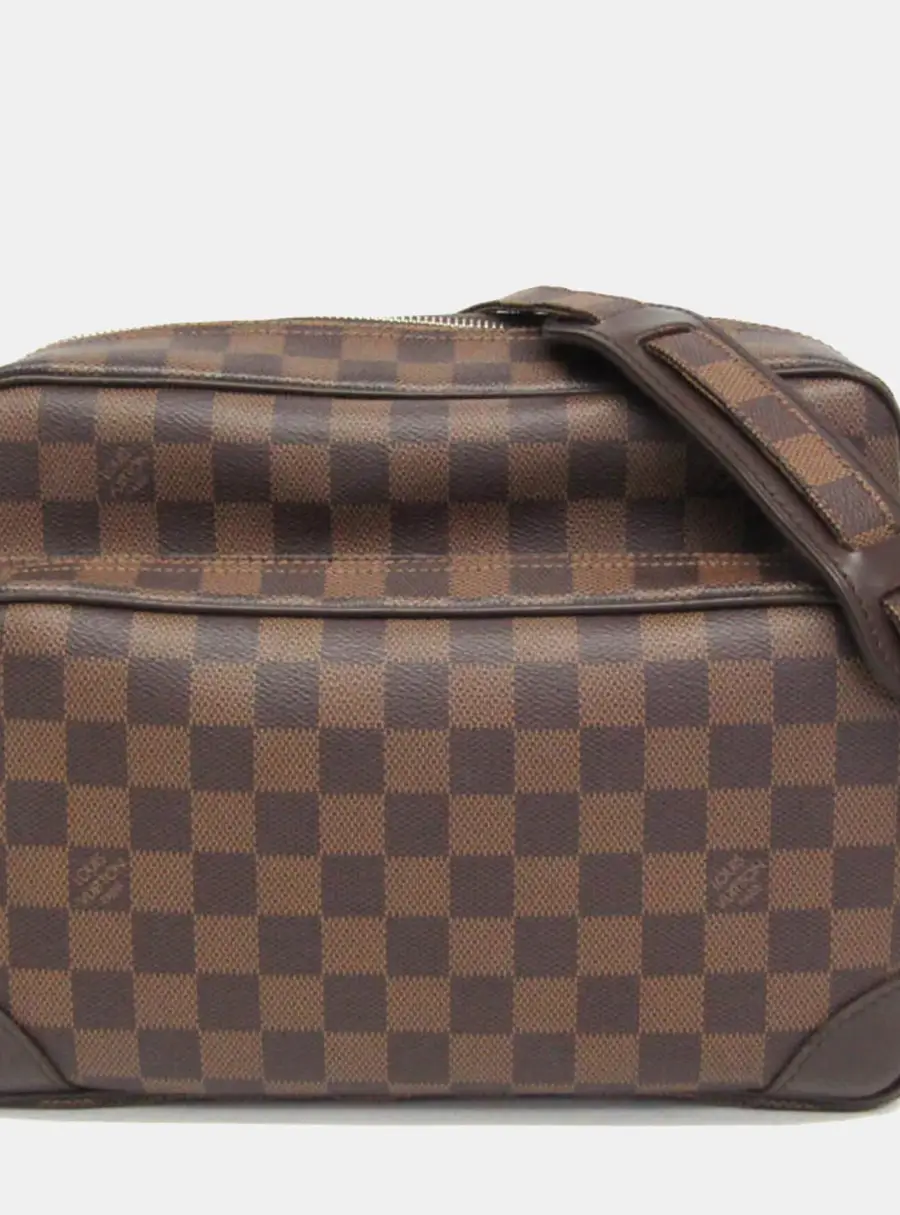 Louis Vuitton Nile Damier Ebene Brown Coated Canvas Shoulder Bag