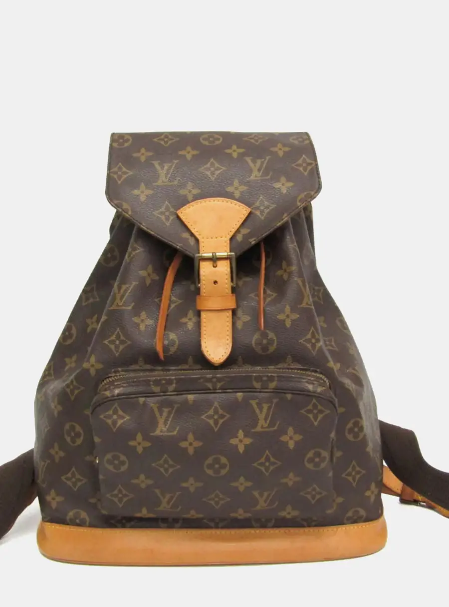 Louis Vuitton Montsouris GM Brown Monogram Canvas Backpack Bag