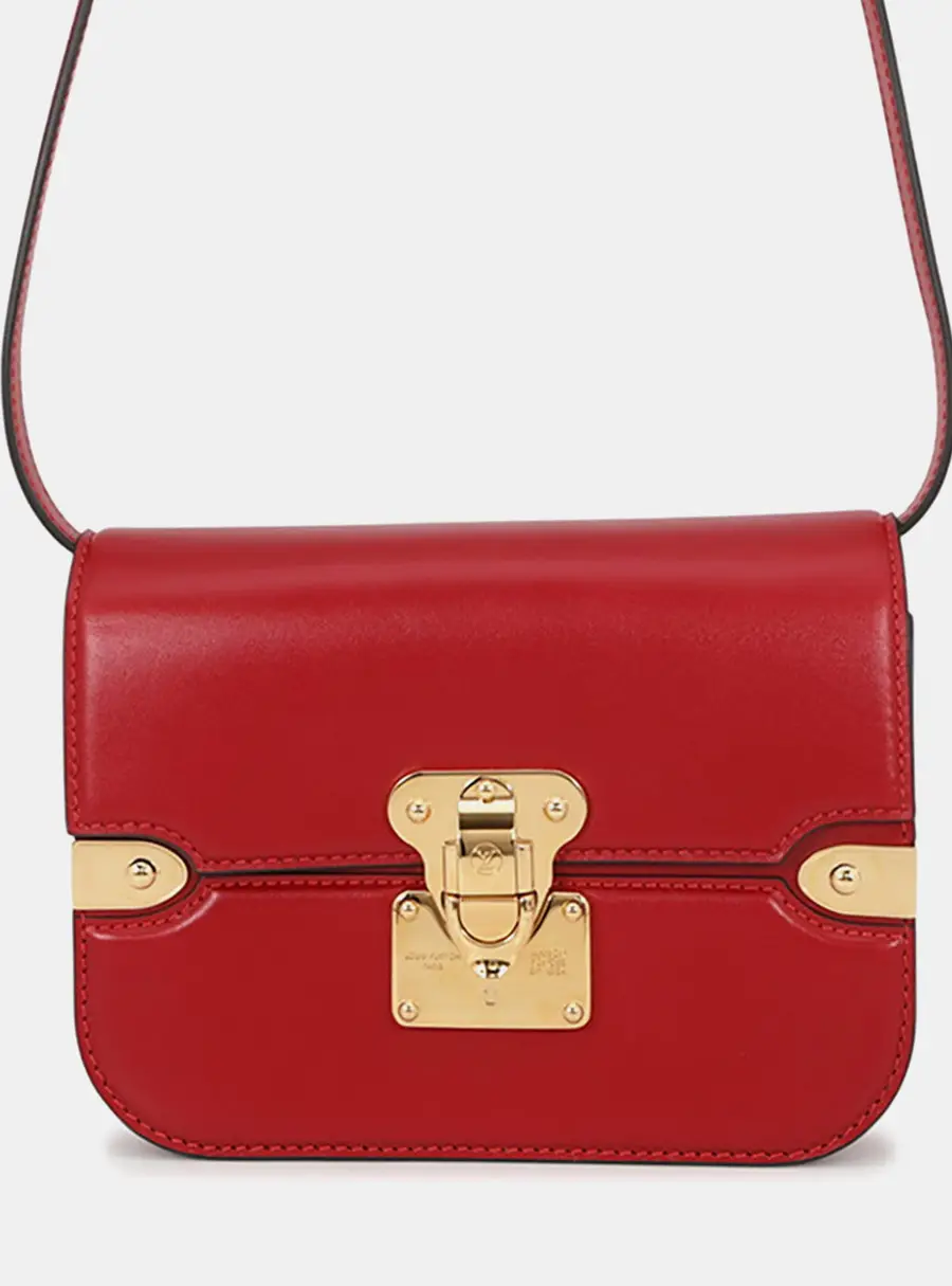 Louis Vuitton Orsay MM Red Calfskin Leather Crossbody Bag