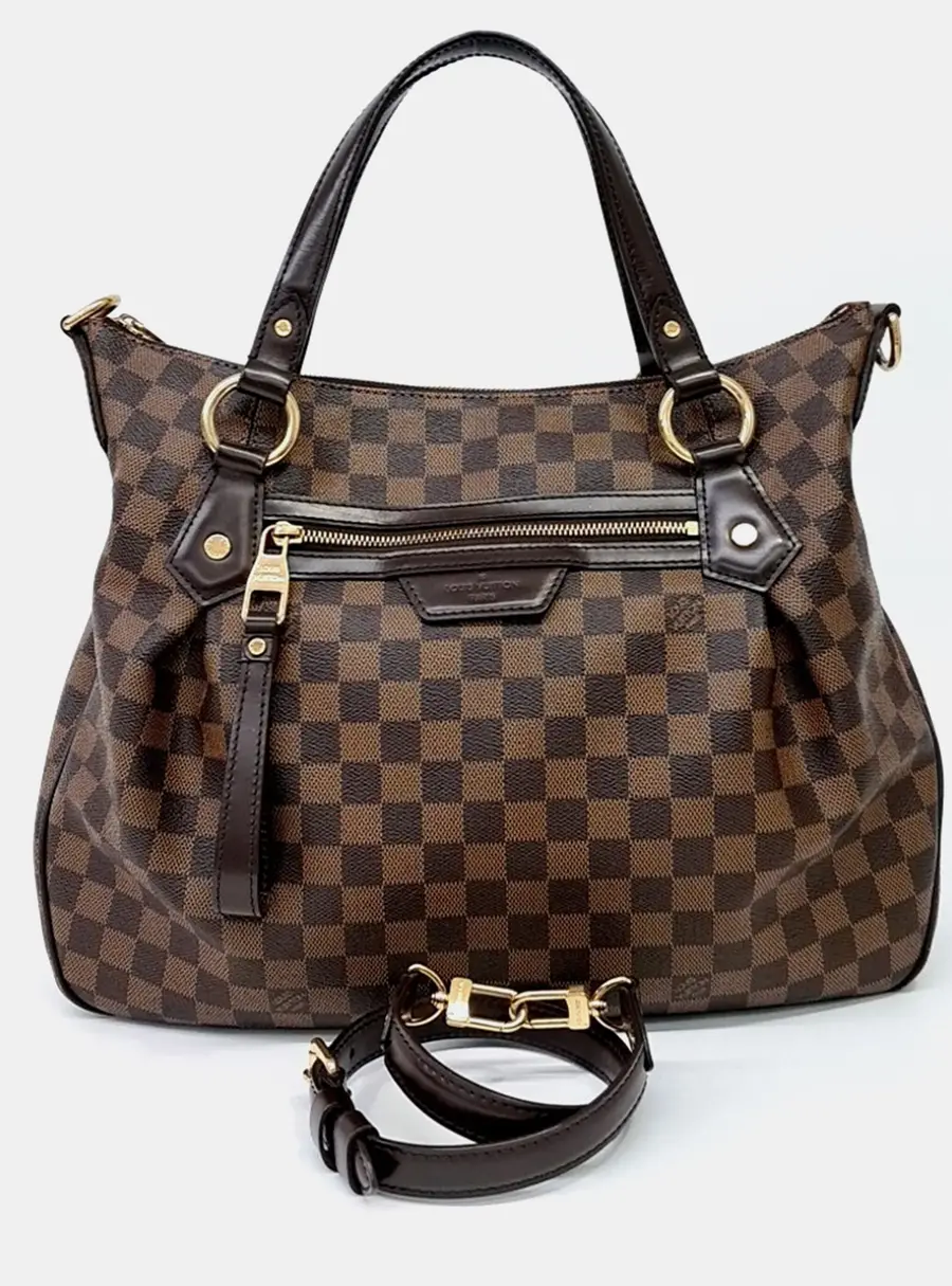 Louis Vuitton Brown PVC Damier &Eacute;vora MM