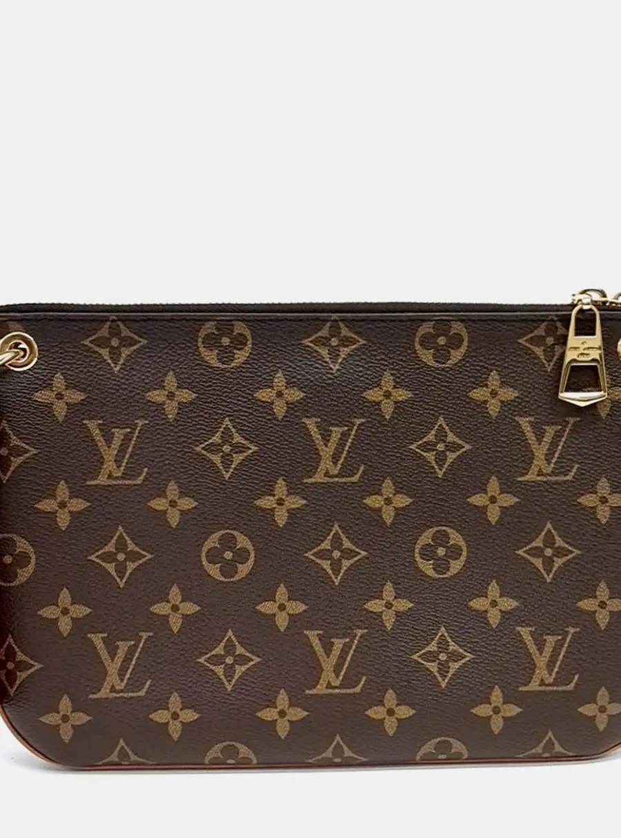 Louis Vuitton Lorette Monogram Canvas Leather Crossbody Bag