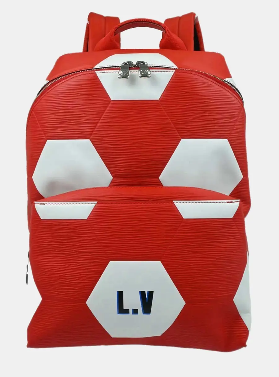 Louis Vuitton FIFA World Cup Apollo Rouge Red White Epi Leather Backpack Bag