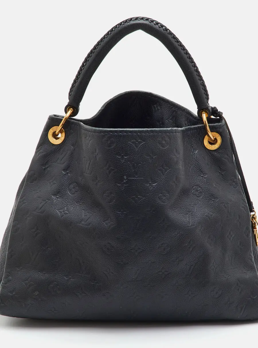 Louis Vuitton Artsy MM Black Monogram Empreinte Leather Bag