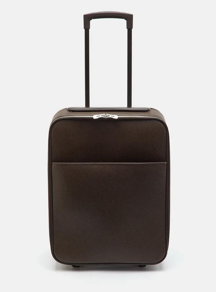 Louis Vuitton Pégase 45 Brown Taiga Leather Suitcase