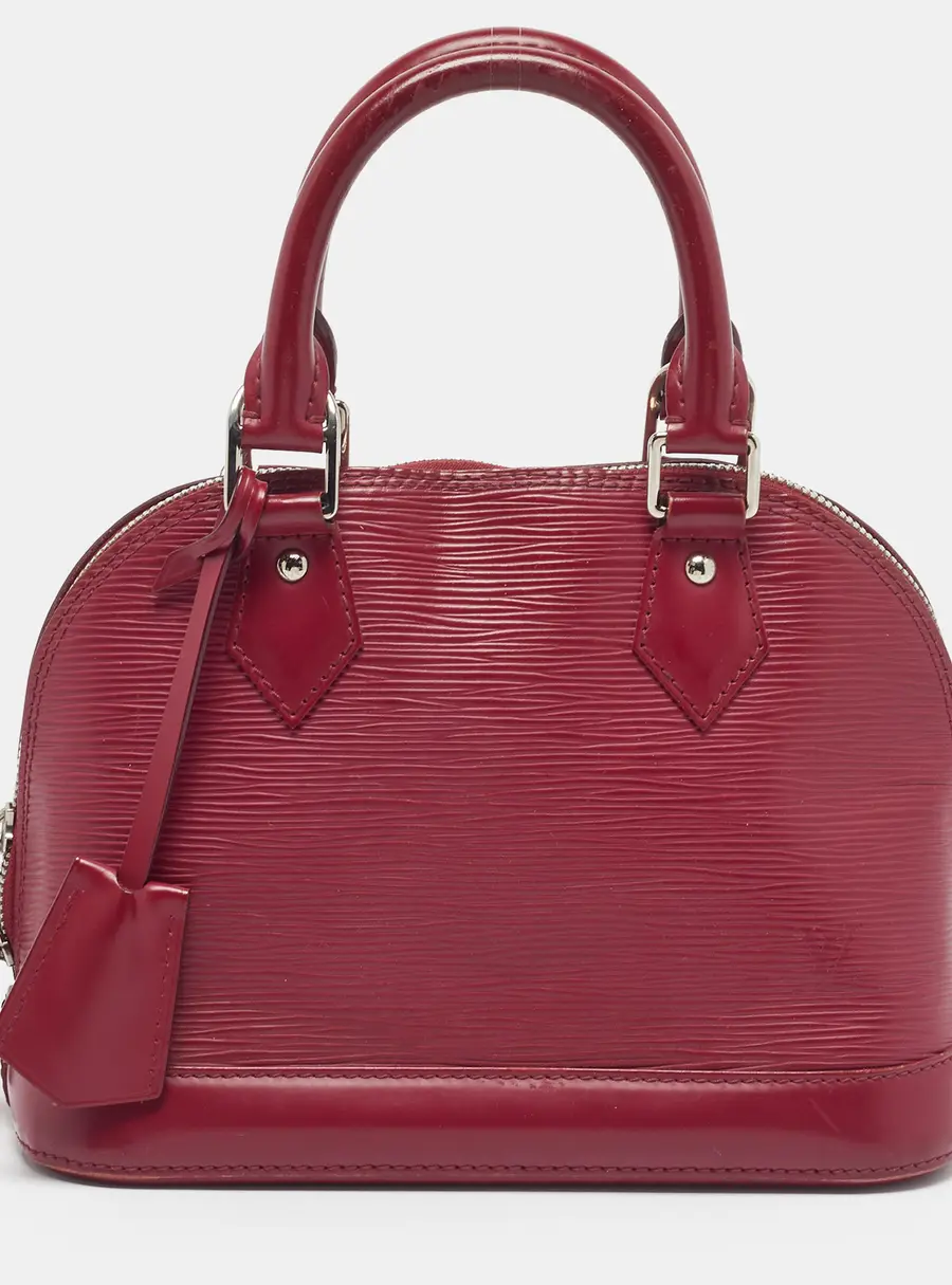 Louis Vuitton Alma BB Fuchsia Epi Leather Bag