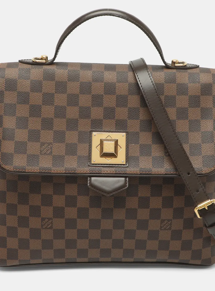 Louis Vuitton Bergamo GM Damier Ebene Canvas Bag