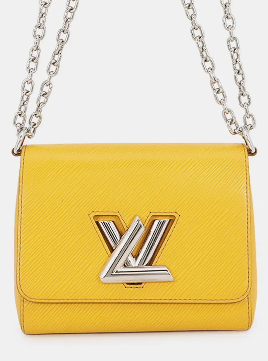 Louis Vuitton Twist PM Yellow Epi Leather Shoulder Bag