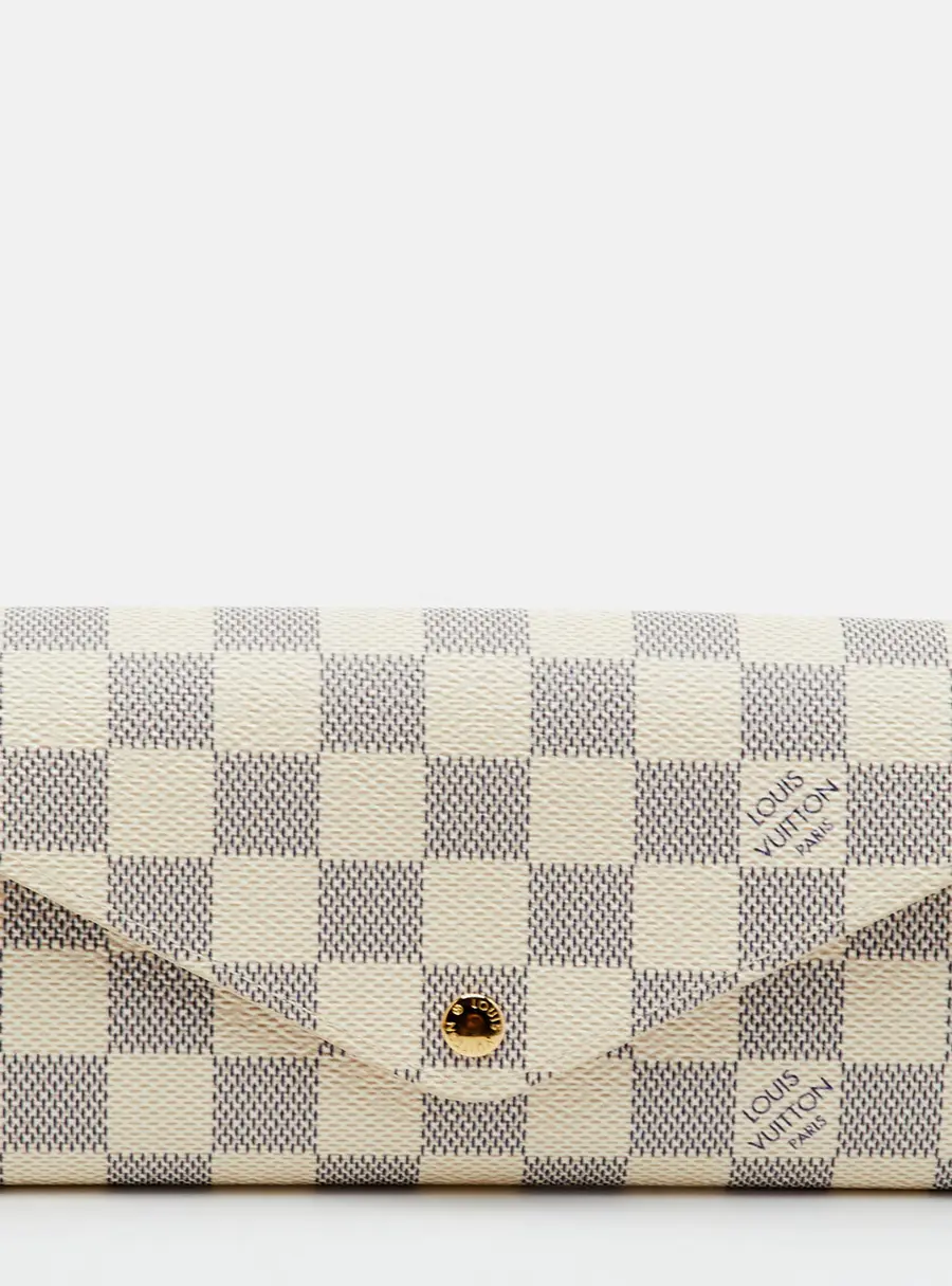 Louis Vuitton Sarah Damier Azur Canvas Wallet