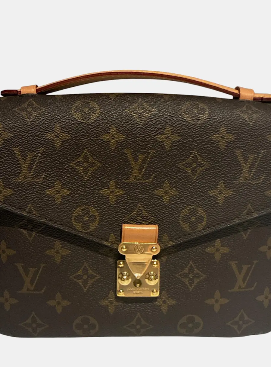 Louis Vuitton Pochette Metis MM Brown Monogram Canvas Crossbody Bag
