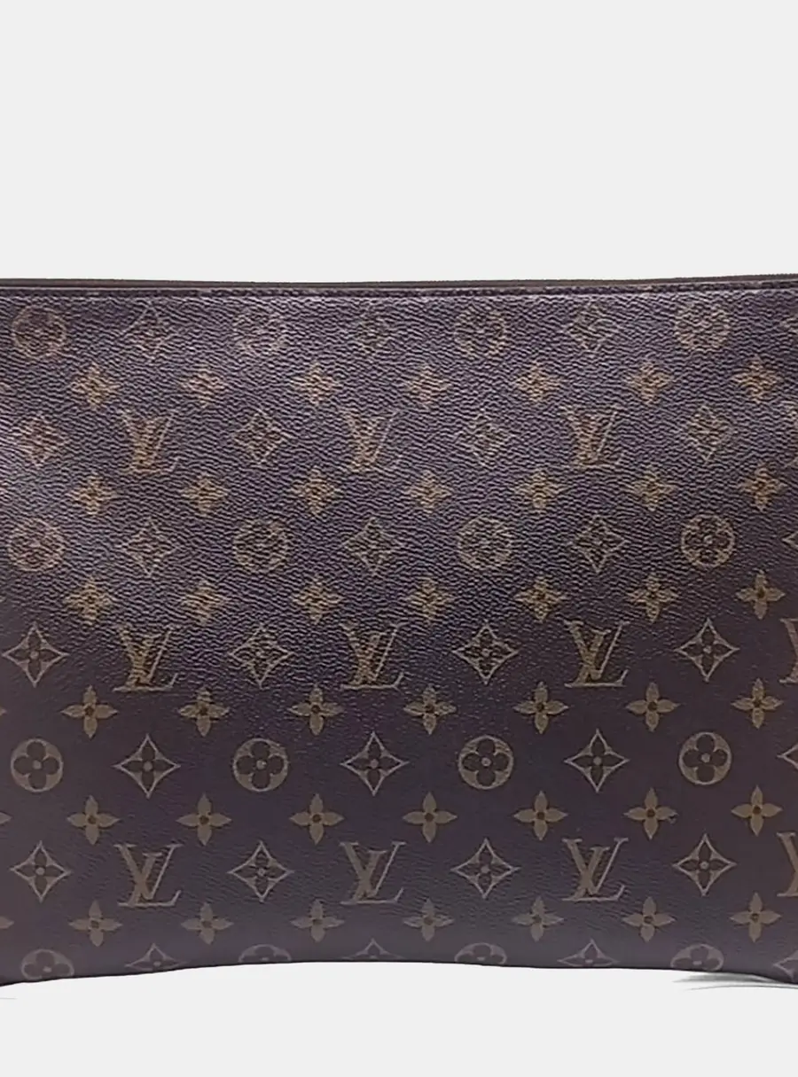 Louis Vuitton Brown PVC Monogram Etui Voyage GM