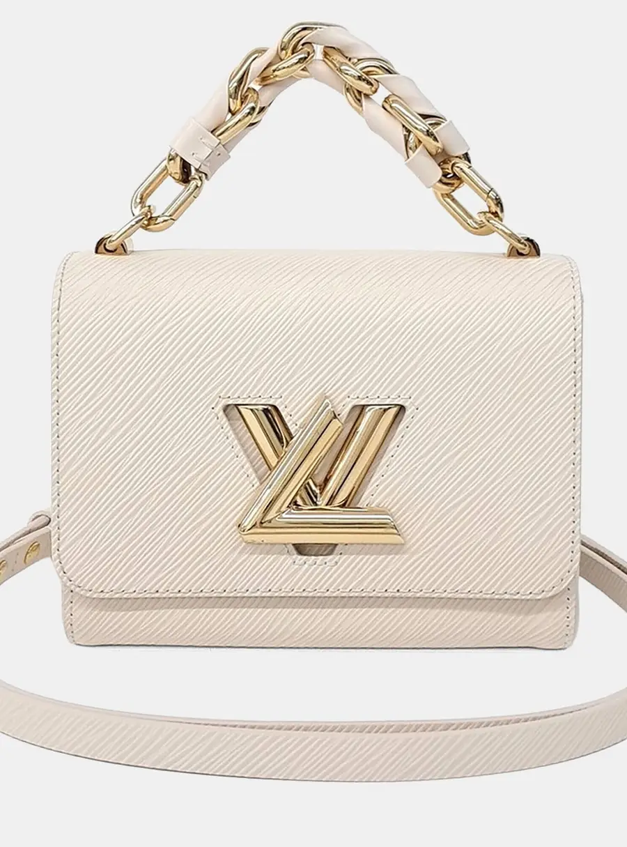 Louis Vuitton Cream Leather Epi Twist PM M22373