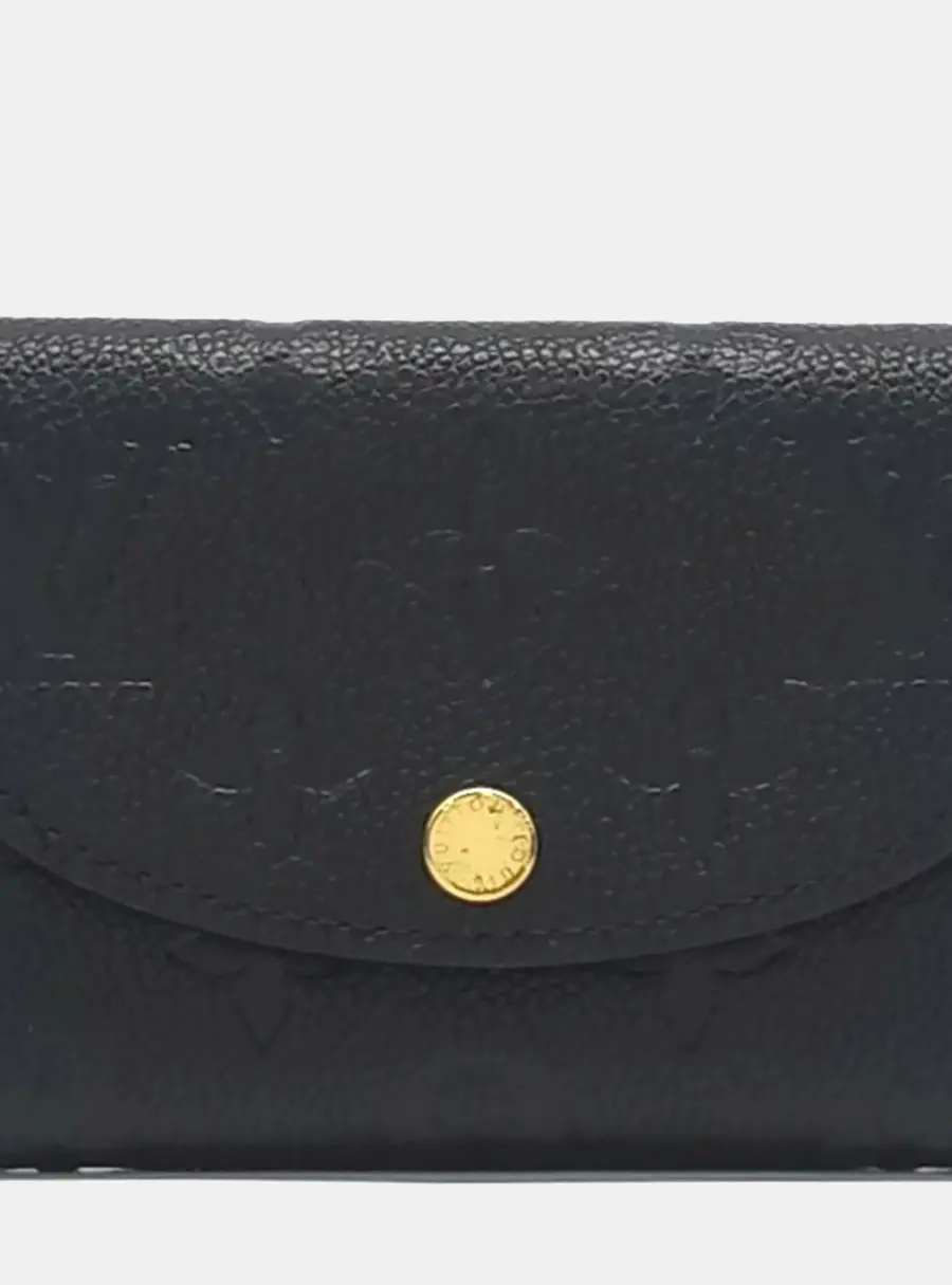 Louis Vuitton Empreinte Rosalie Coinfurth Black Leather Wallet