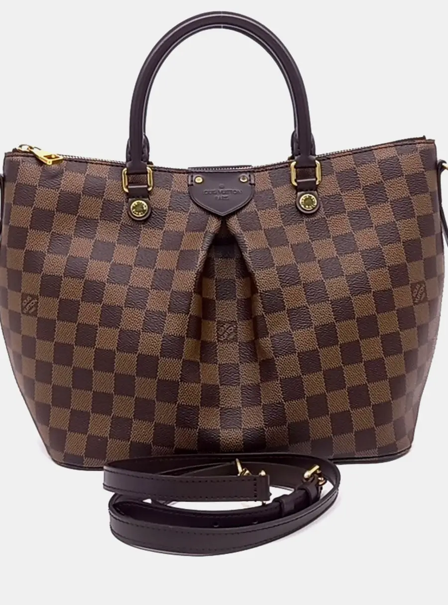 Louis Vuitton Damier Sienna Brown Coated Canvas MM N41546
