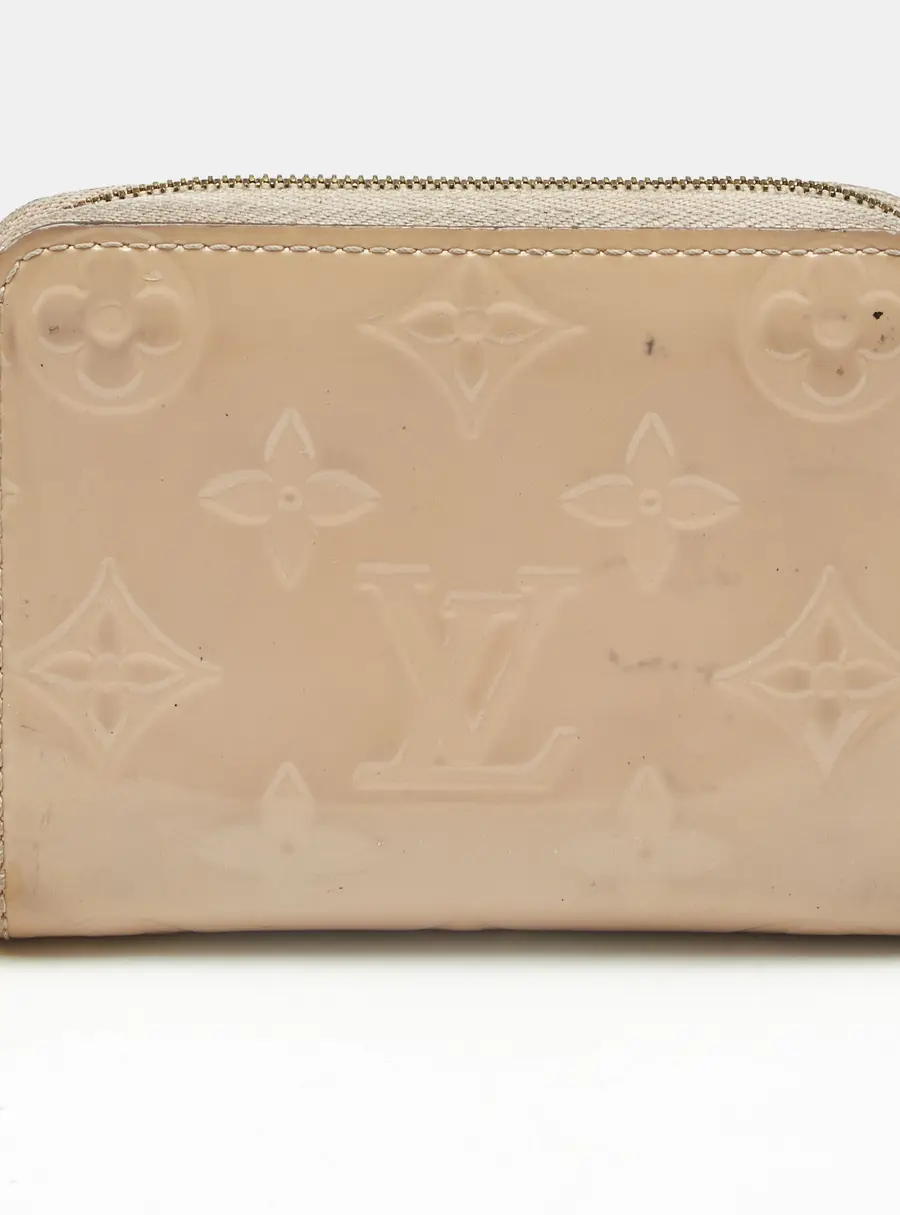 Louis Vuitton Zippy Rose Florentine Monogram Vernis Coin Purse