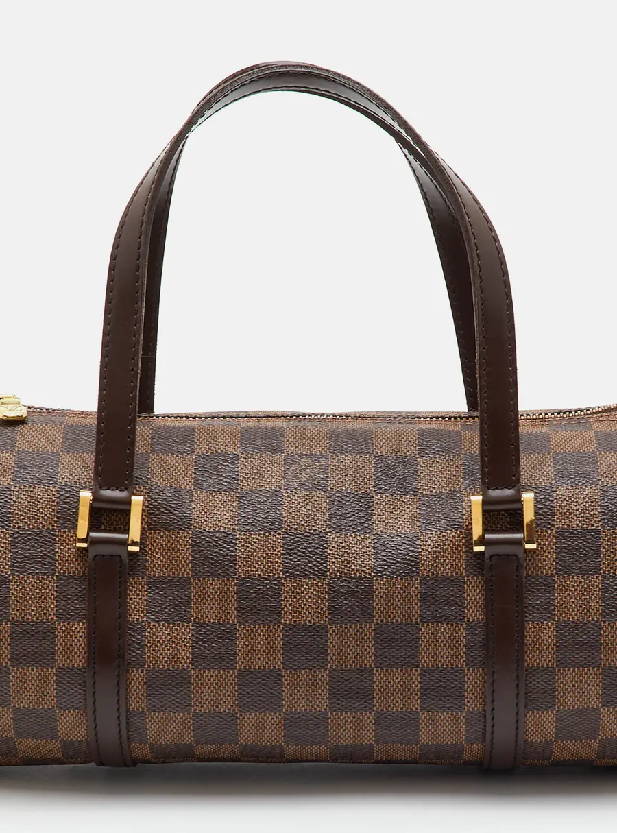 Louis Vuitton Papillon 26 Damier Ebene Canvas Bag