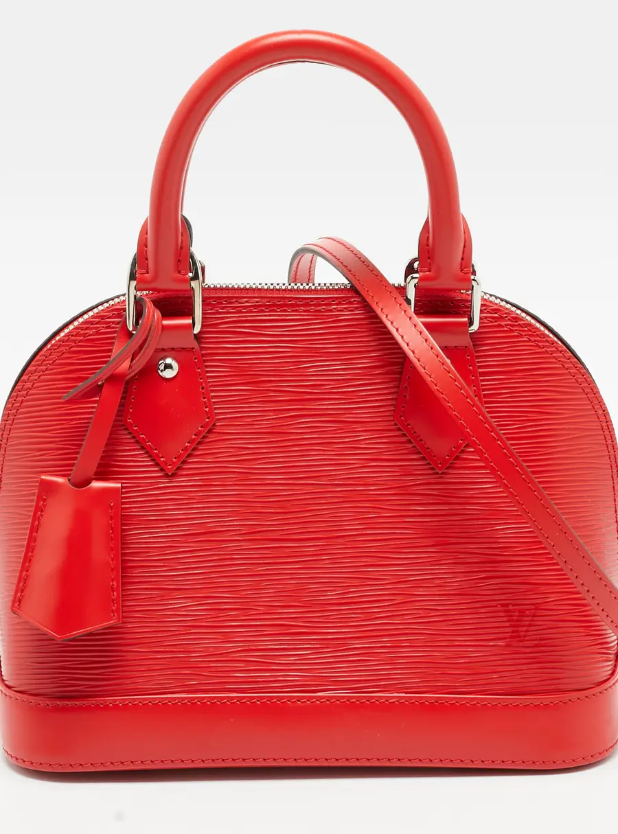Louis Vuitton Alma BB Coquelicot Epi Leather Bag