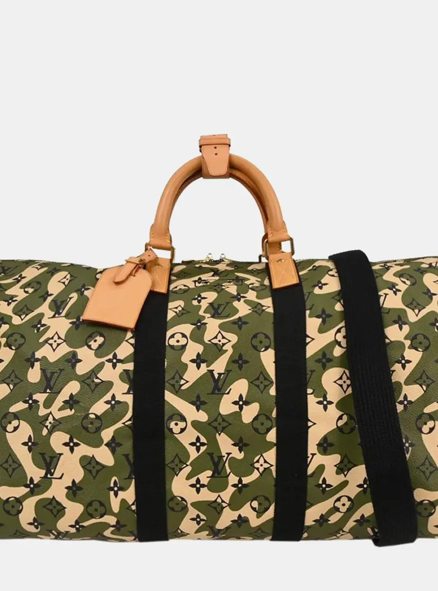 Louis Vuitton Keepall Bandouliere 55 Monogramouflage Duffel Bag