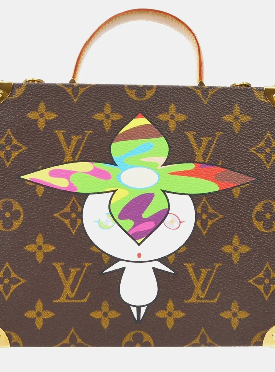 Louis Vuitton x Takashi Murakami Flower Hat Man Monogram Multicolore Canvas Jewelry Box