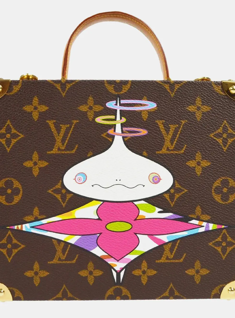 Louis Vuitton x Takashi Murakami Onion Head Multicolor Monogram Canvas Top Handle Bag