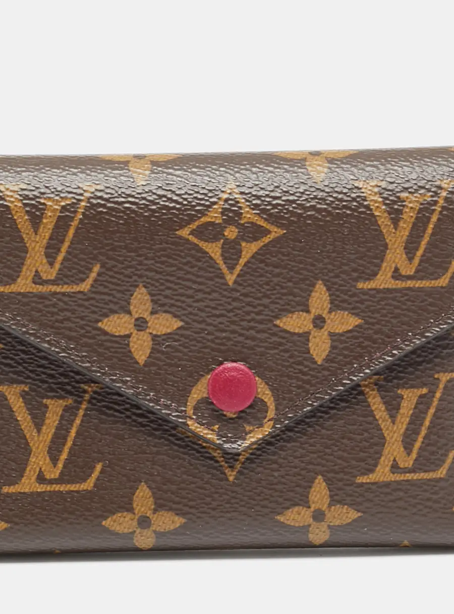 Louis Vuitton Victorine Fuchsia Monogram Canvas Trifold Wallet