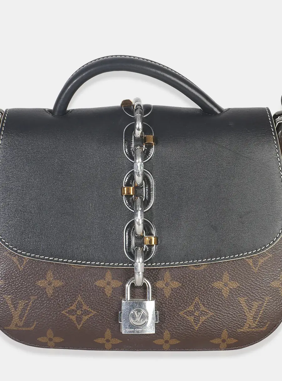Louis Vuitton Chain It PM Black Monogram Canvas Shoulder Bag