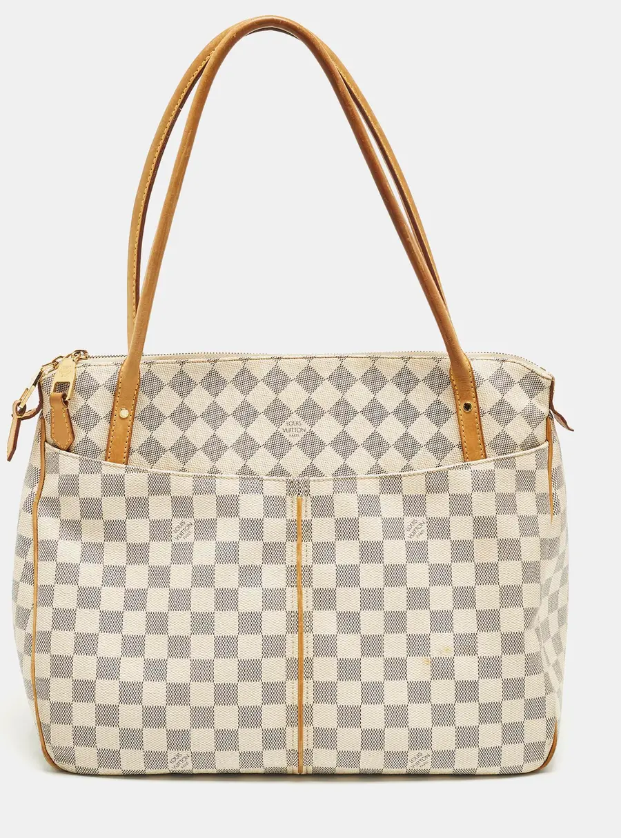 Louis Vuitton Figheri GM Damier Azur Canvas Bag