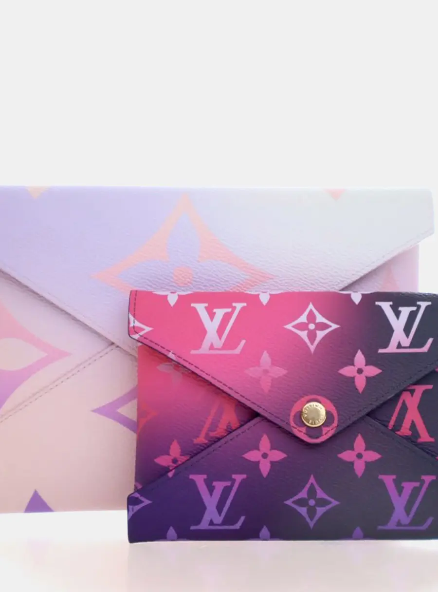 Louis Vuitton Spring In The City Monogram Giant Kirigami Multicolor Monogram Coated Canvas Clutch Bag
