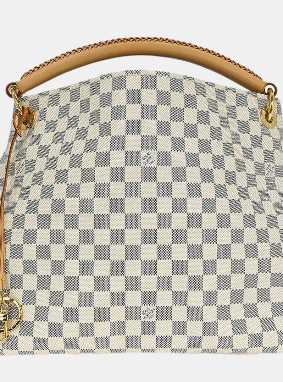Louis Vuitton Artsy MM Azur Damier Shoulder Bag
