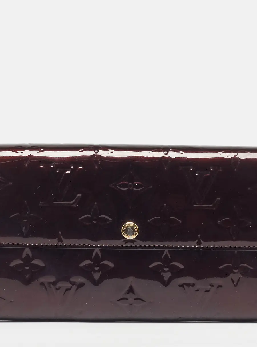 Louis Vuitton Sarah Amarante Monogram Vernis Wallet