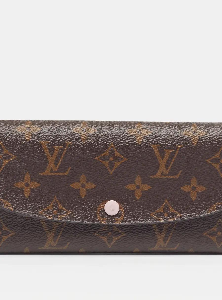 Louis Vuitton Emilie Brown Monogram Canvas Continental Wallet