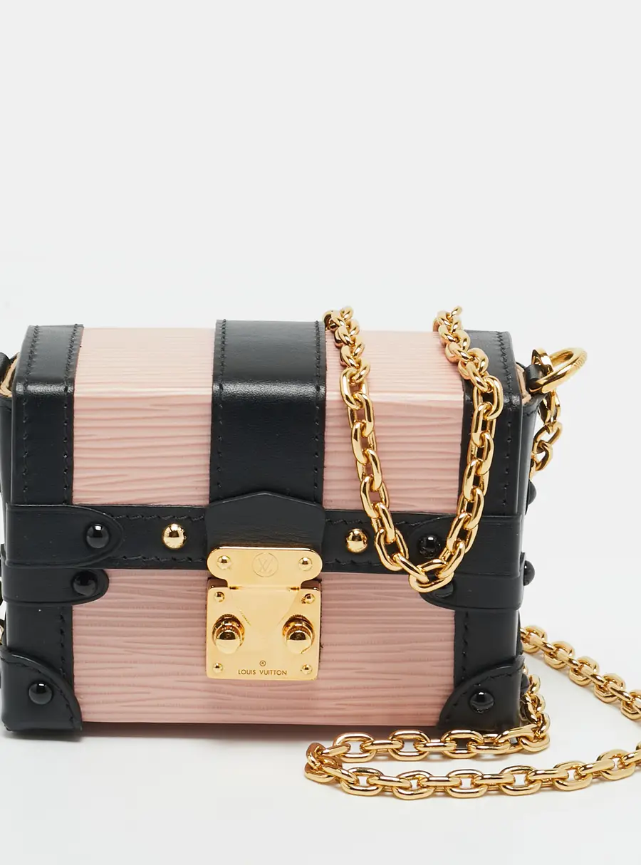 Louis Vuitton Essential Trunk Rose Ballerine Epi Leather Bag