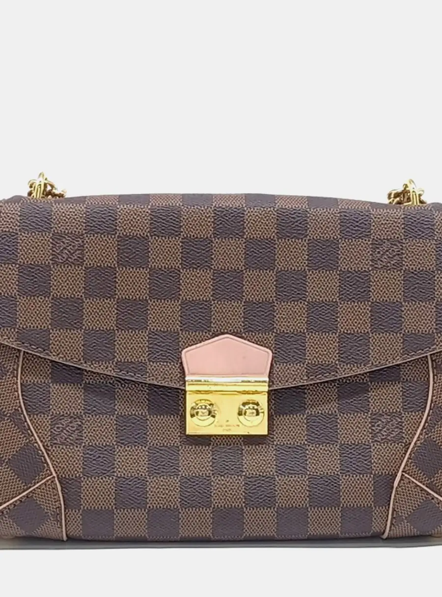 Louis Vuitton Caissa MM Brown Damier Ebene Canvas Shoulder Bag