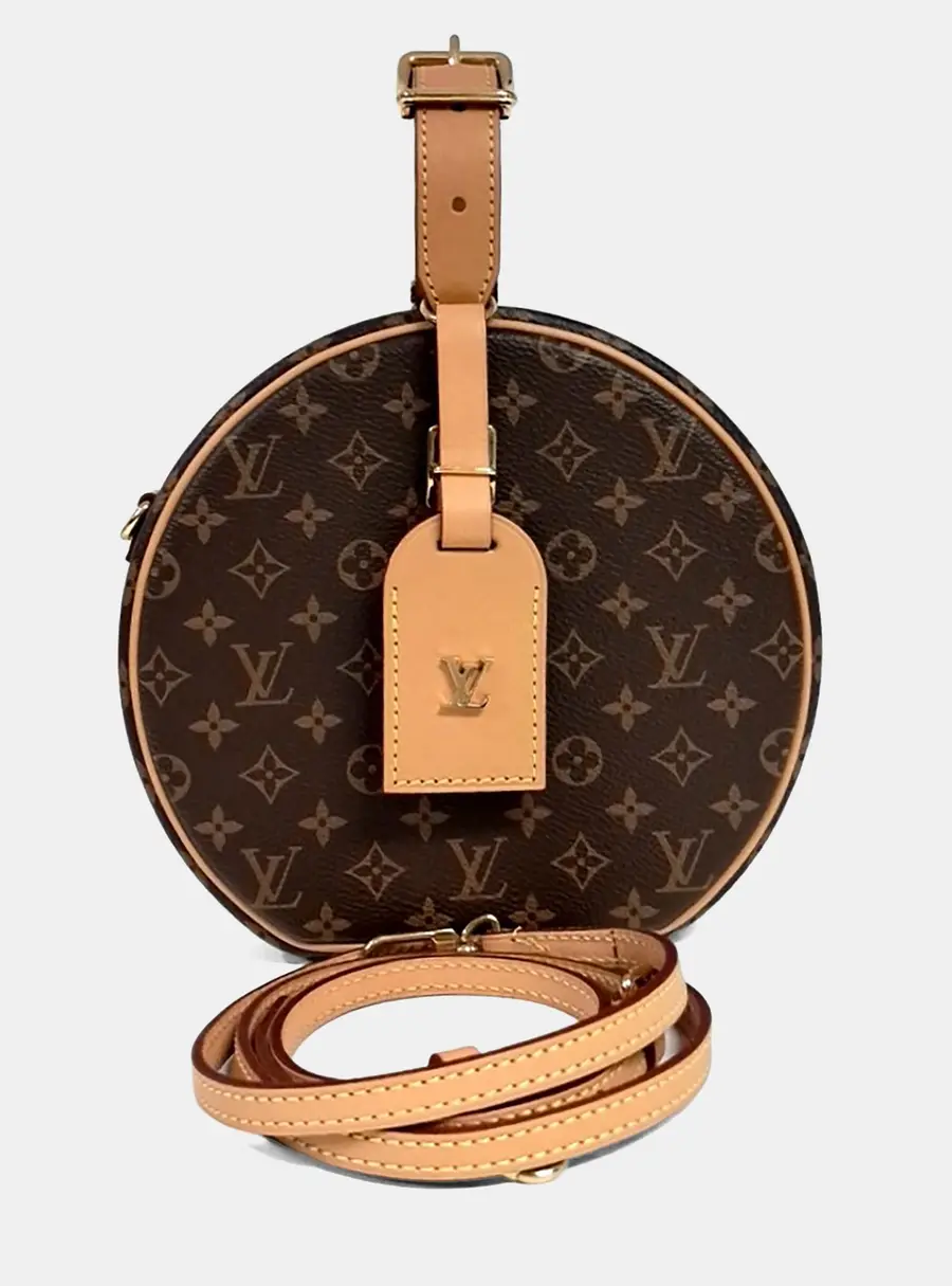 Louis Vuitton Petite Boite Chapeau PM Brown Monogram Canvas Crossbody Bag