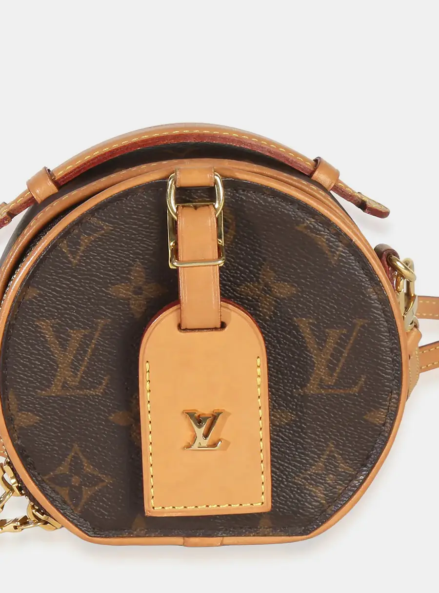 Louis Vuitton Mini Boite Chapeau Mini Brown Monogram Canvas Crossbody Bag