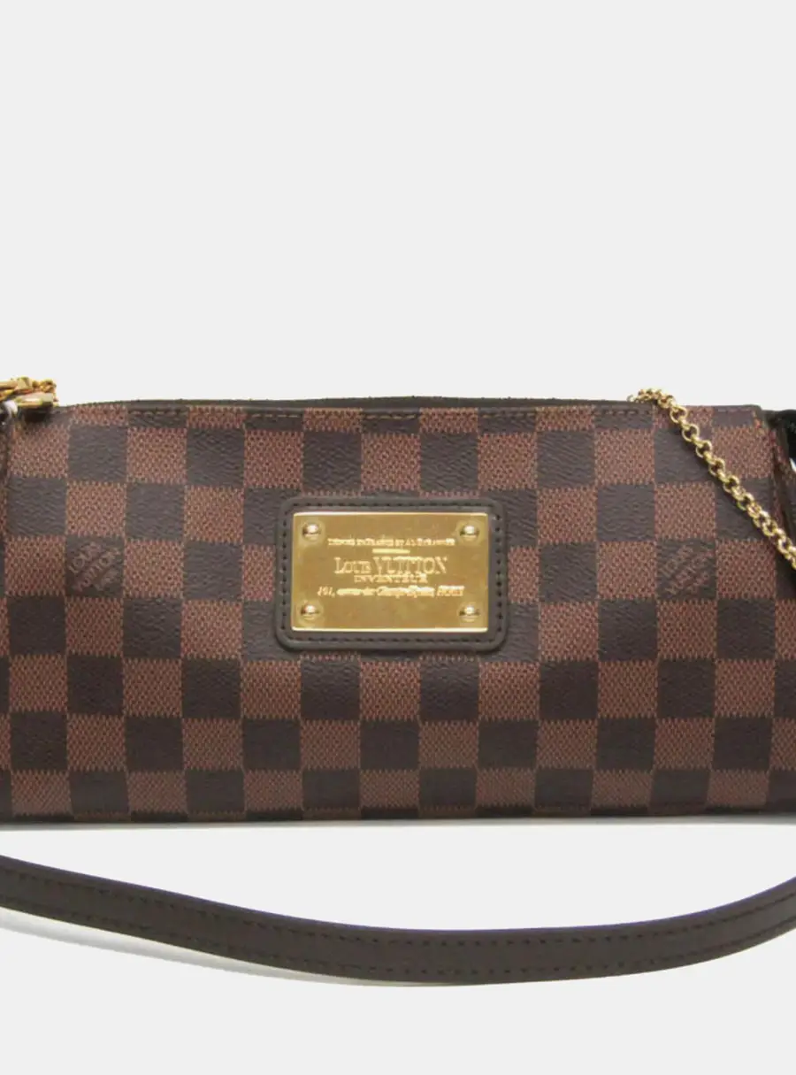 Louis Vuitton Eva Damier Ebene Canvas Shoulder Bag