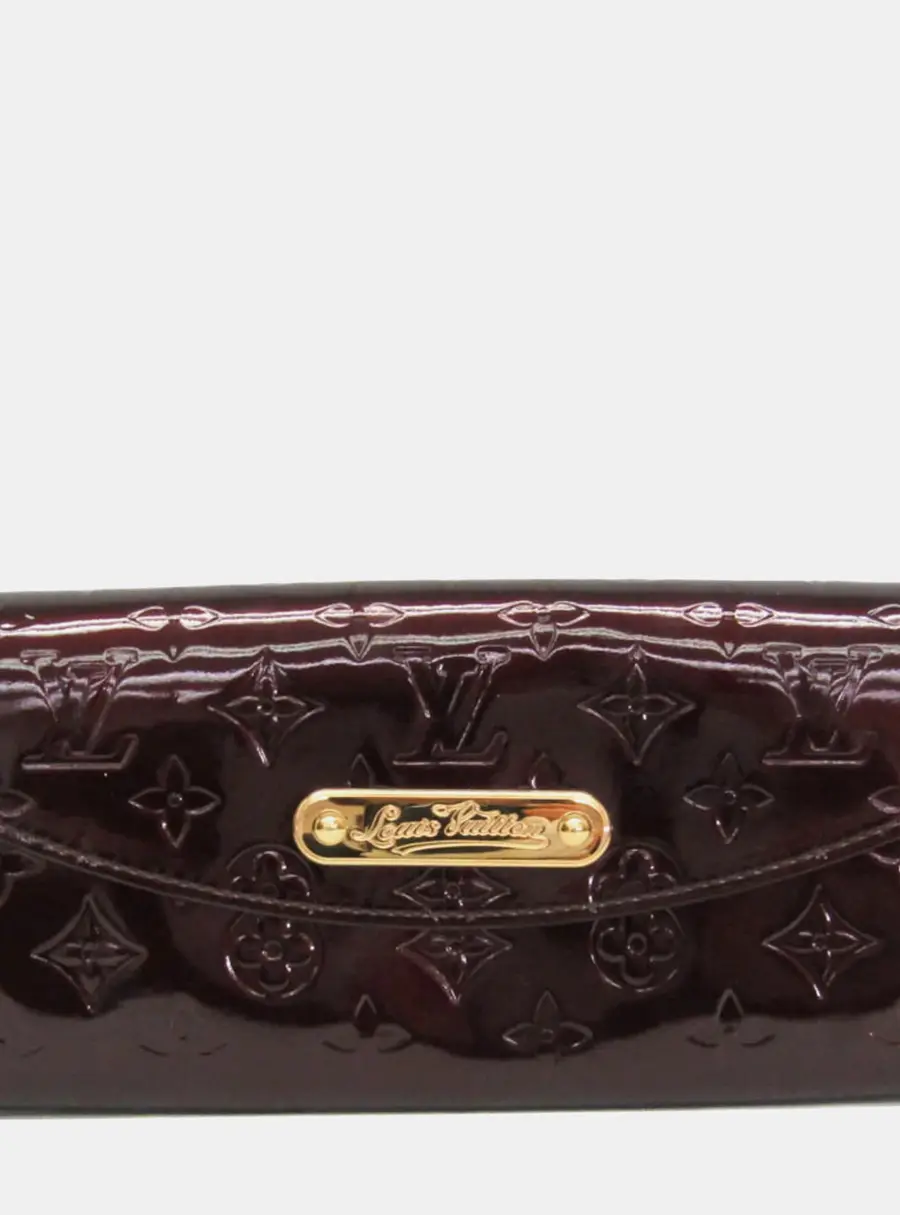 Louis Vuitton Sunset Bluebird Amarante Monogram Vernis Leather Shoulder Bag