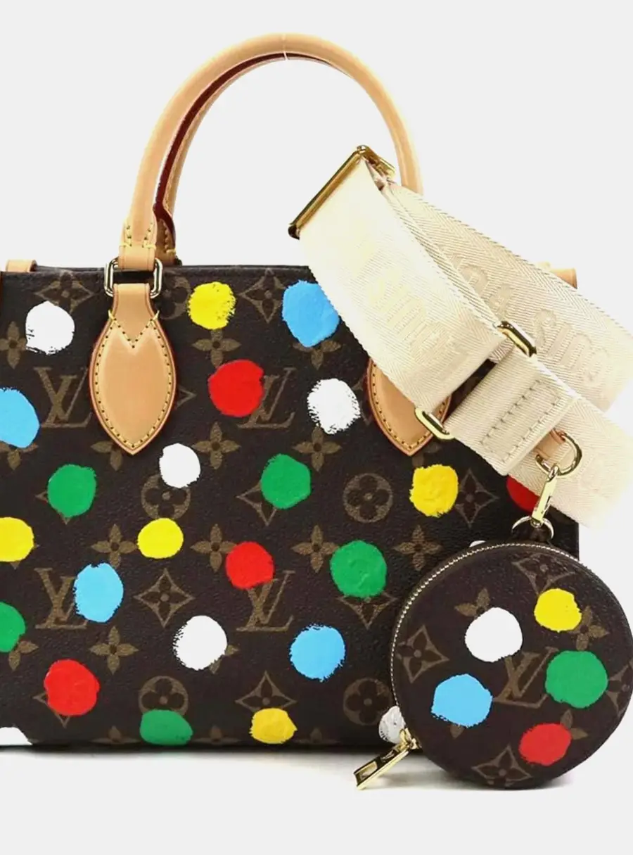 Louis Vuitton On The Go PM Brown/Multicolor Monogram Canvas Tote Bag