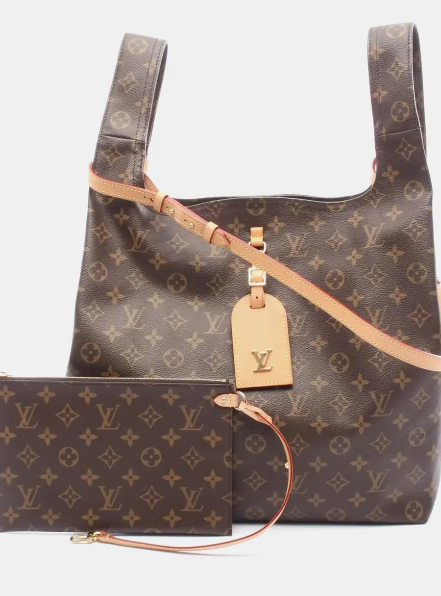 Louis Vuitton Atlantis GM Brown Monogram Coated Canvas & Leather Tote Bag