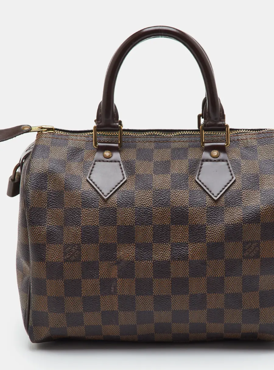Louis Vuitton Speedy 25 Damier Ebene Canvas Bag