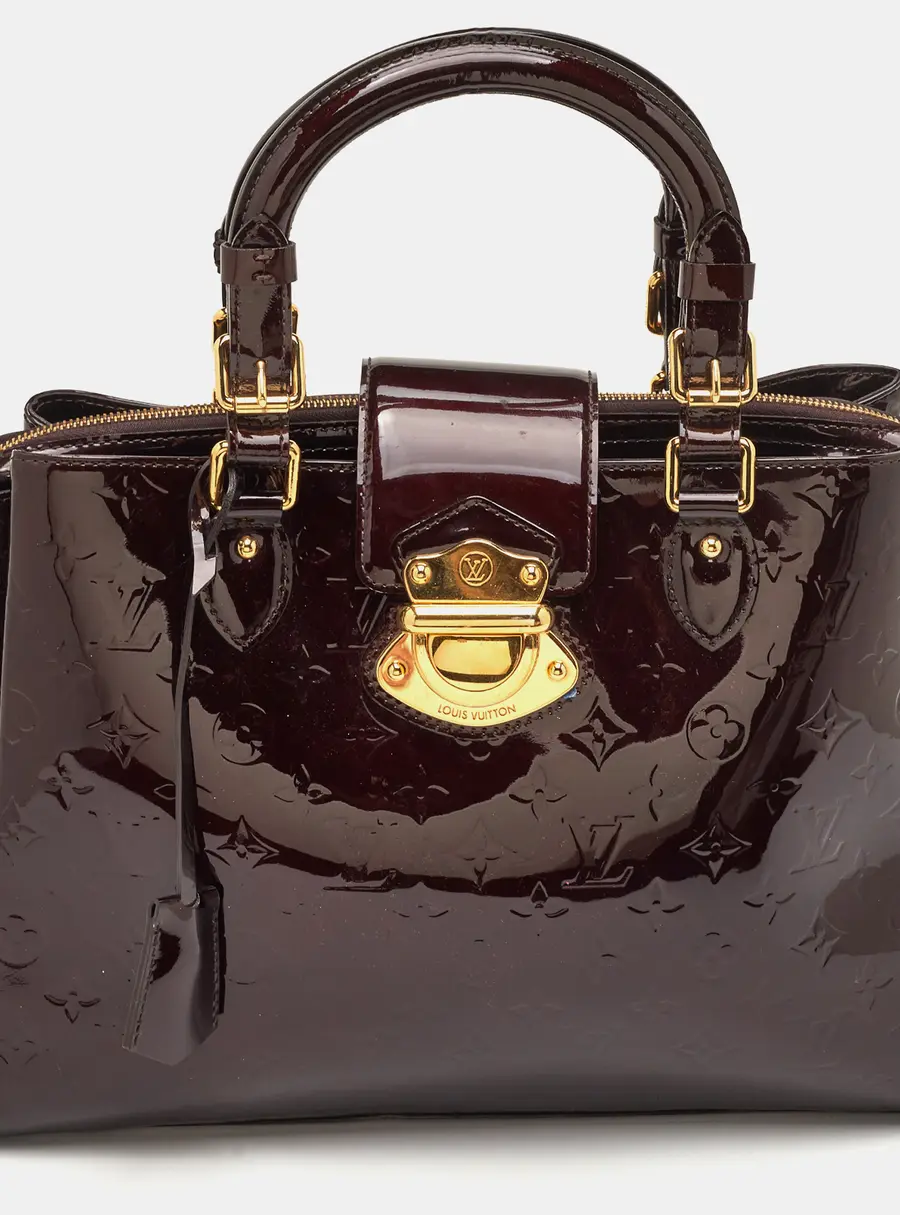 Louis Vuitton Melrose Avenue Amarante Monogram Vernis Bag