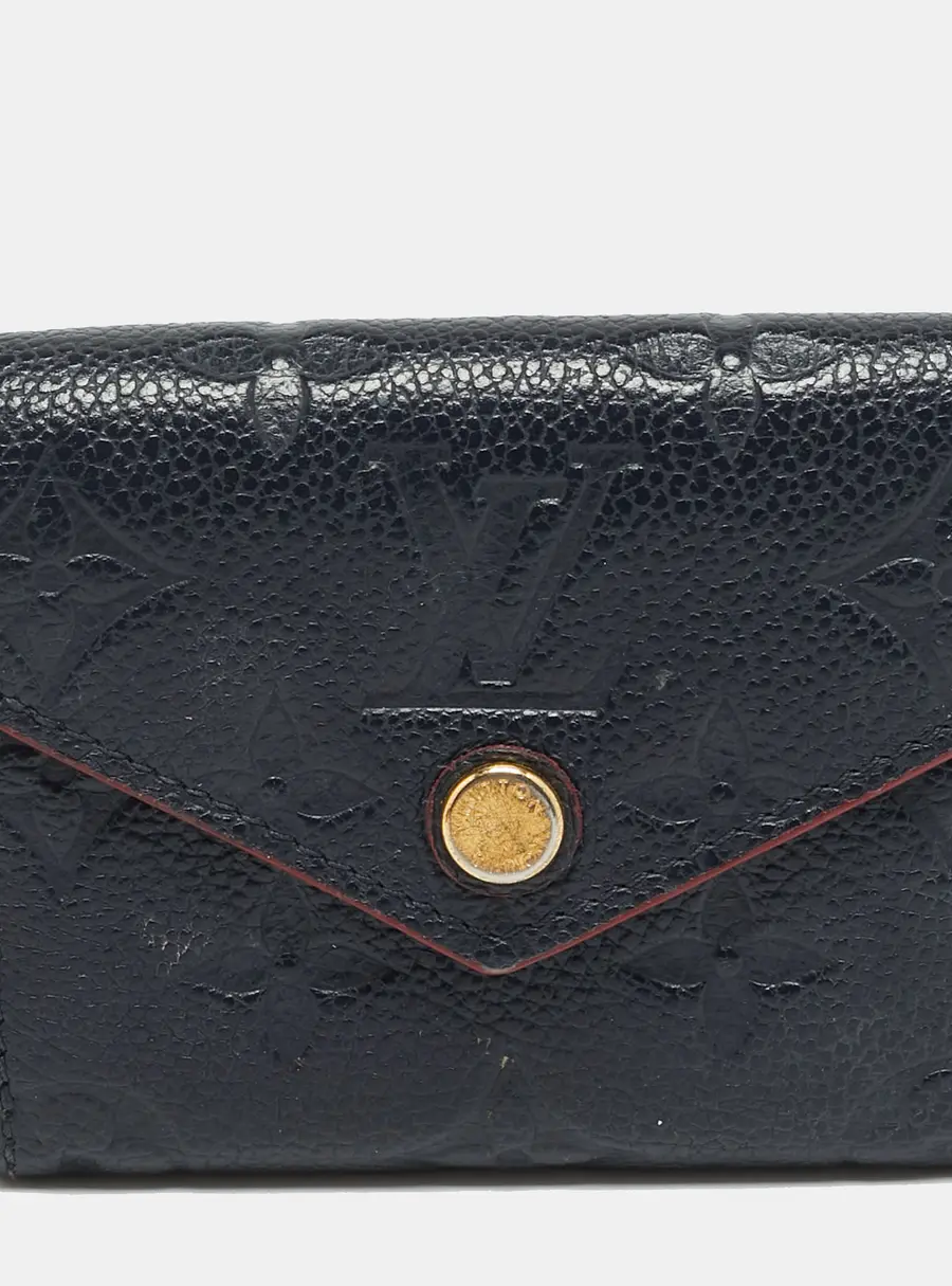 Louis Vuitton Zoe Marine/Rouge Monogram Empreinte Leather Trifold Wallet