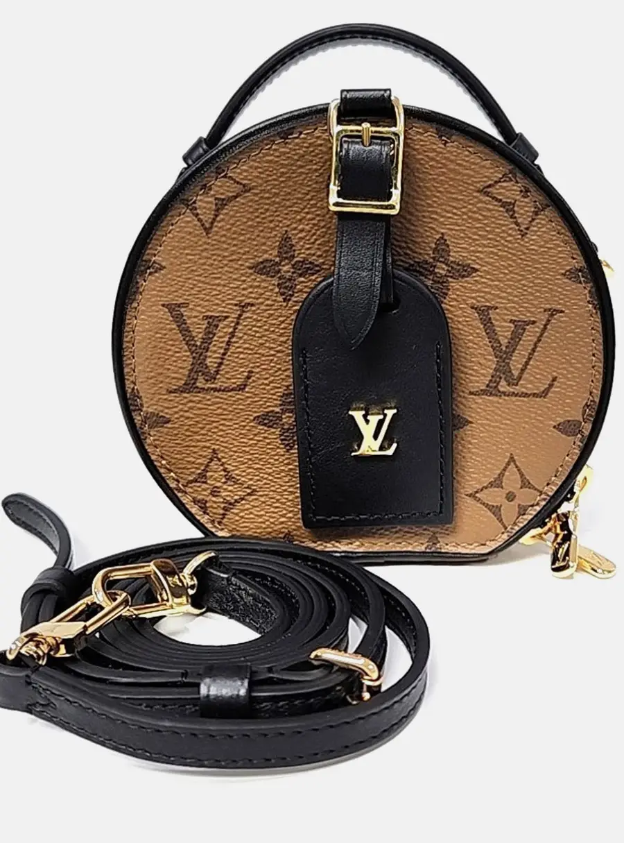 Louis Vuitton Mini Boite Chapeau Mini Brown Monogram Canvas Crossbody Bag