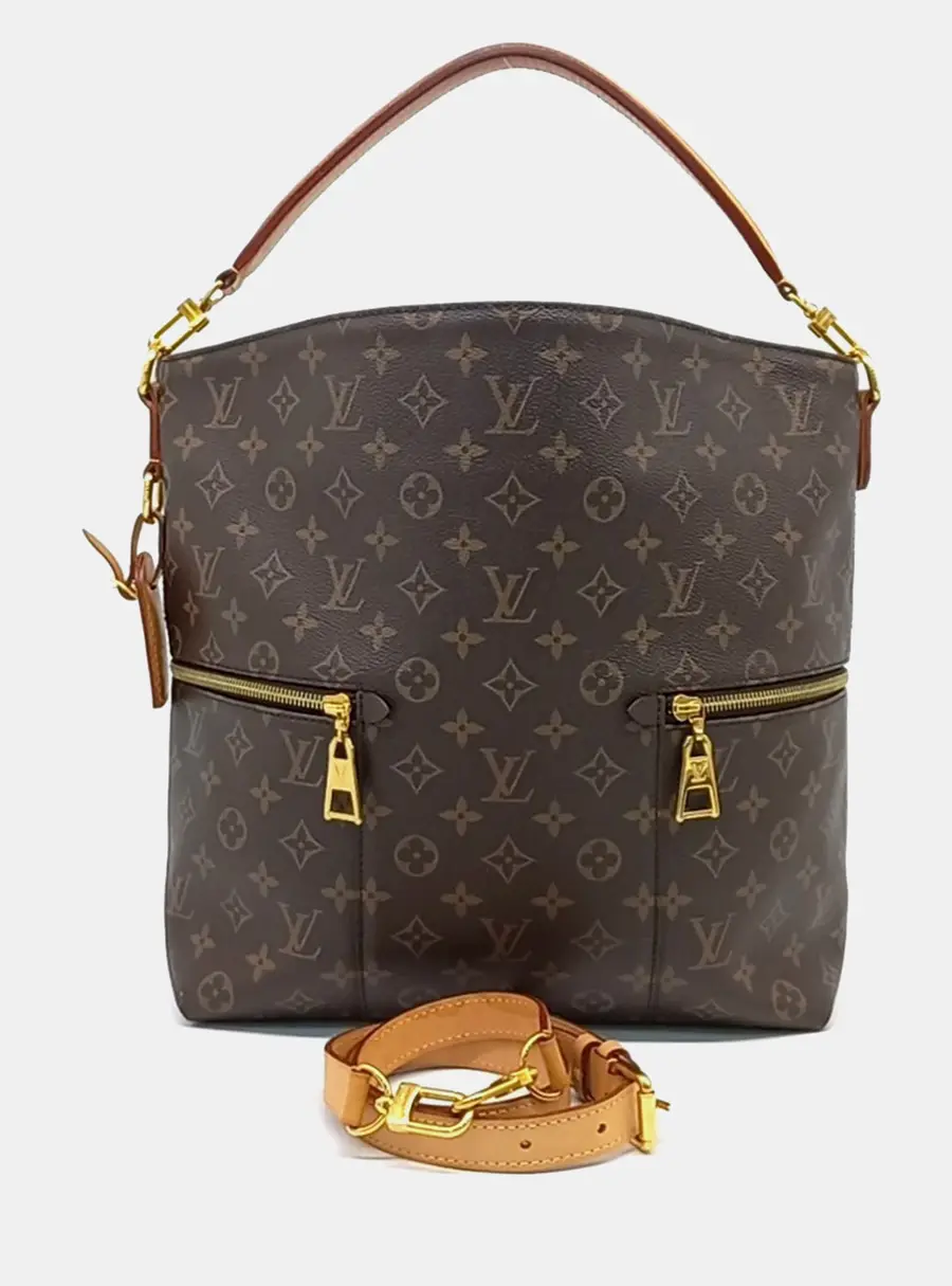 Louis Vuitton Meli Monogram Canvas Brown Monogram Canvas Hobo Bag