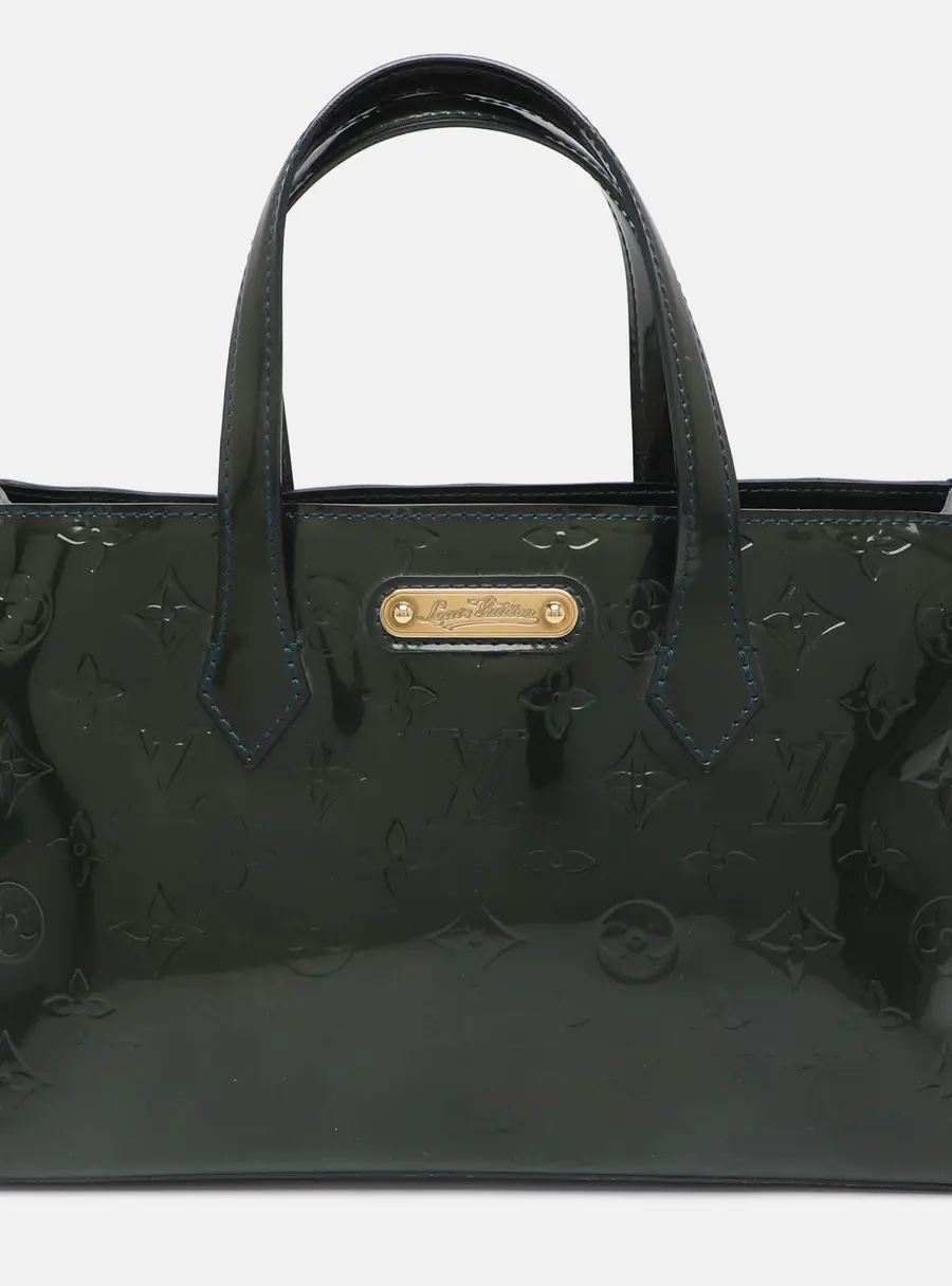 Louis Vuitton Wilshire PM Vert Bronze Monogram Vernis Bag